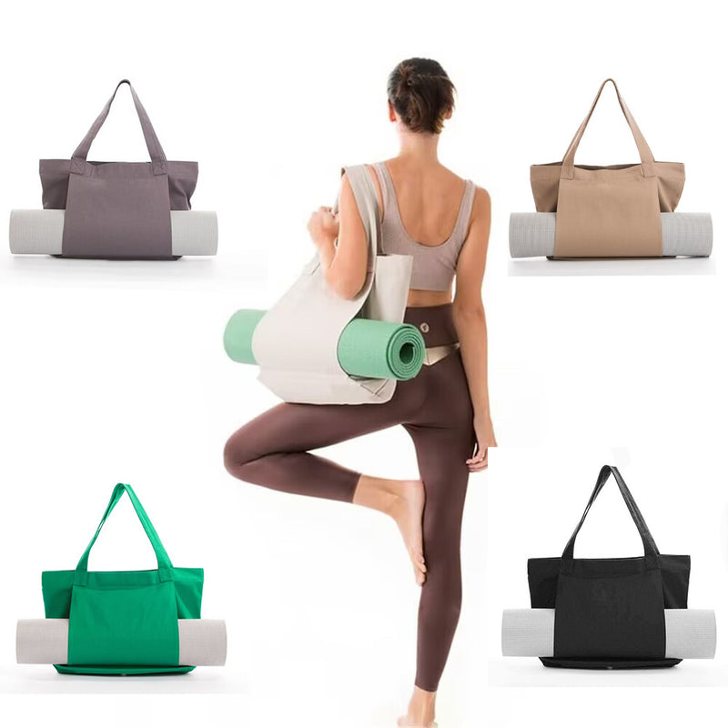 Kaze Yoga Pilates Mat Bag Canvas Handbag  - Yoga Mat Shoulder Bag